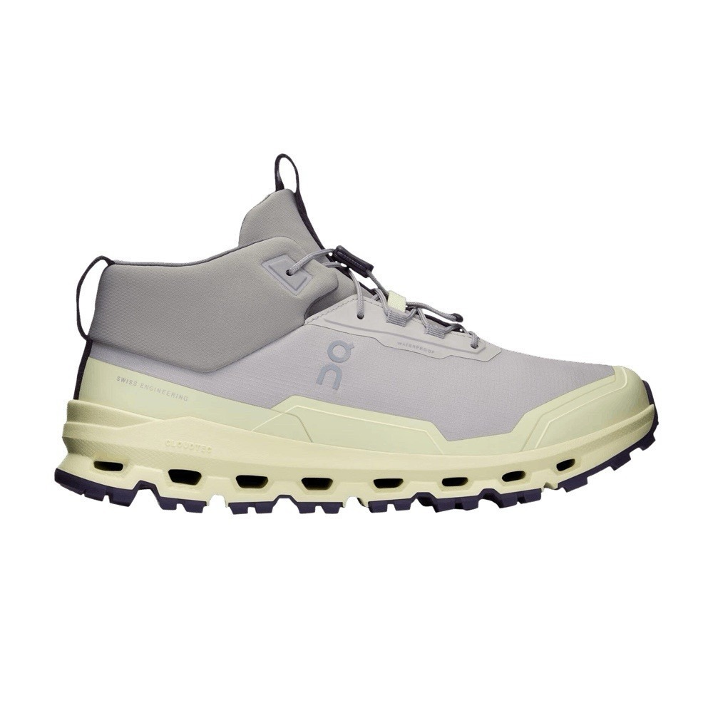 On Cloudhero Mid Waterproof Unisex Kids Athletic Sneaker Silver Seedling 4Y